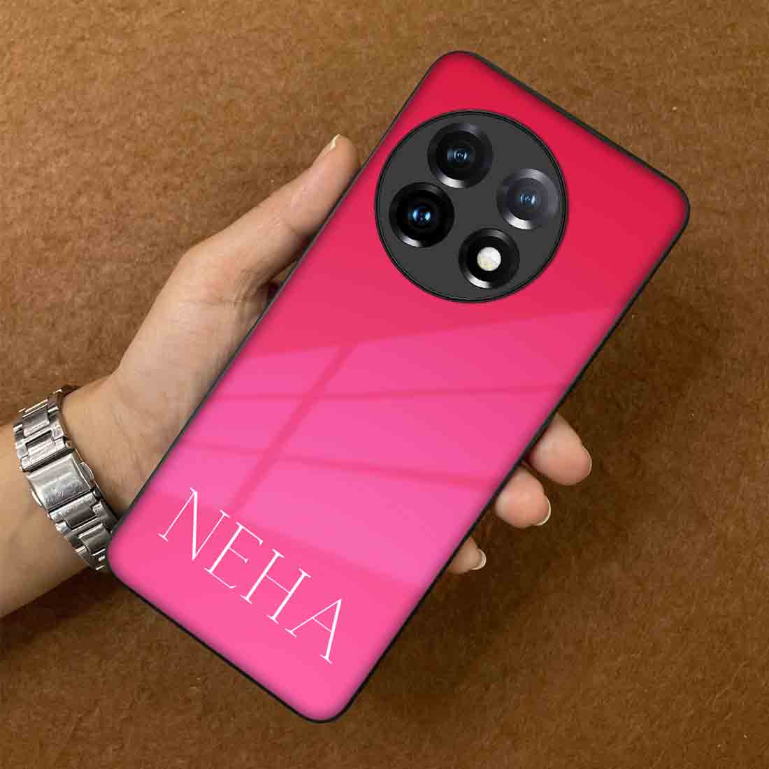 One Plus Mobile Back Cover Custom One Plus 11 Case with Name Mobile Cover - Gradients - Image 6