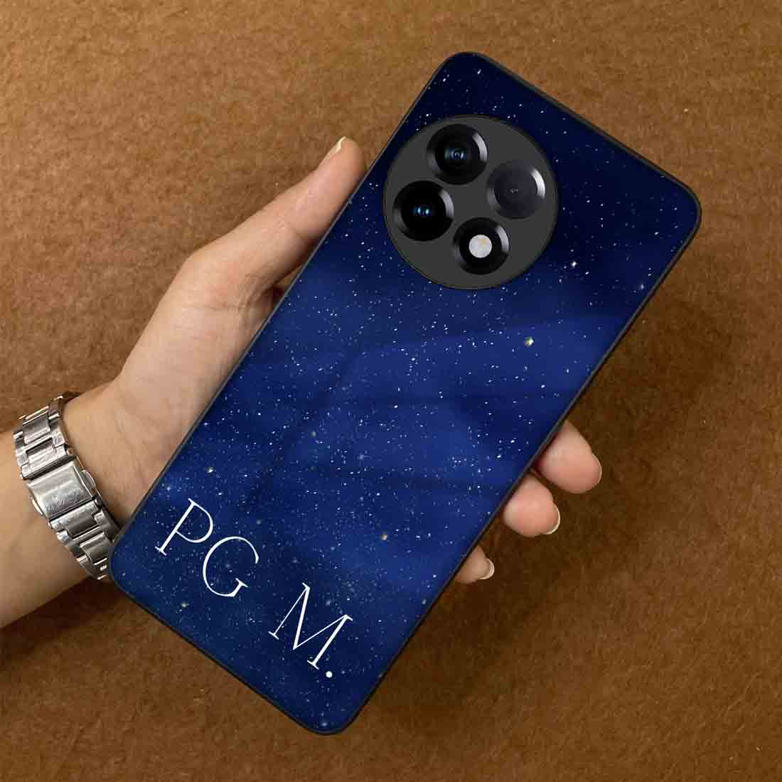 Oneplus 11R Mobile Case Personalized Phone Back Cover With Name - Starry Night - Image 3