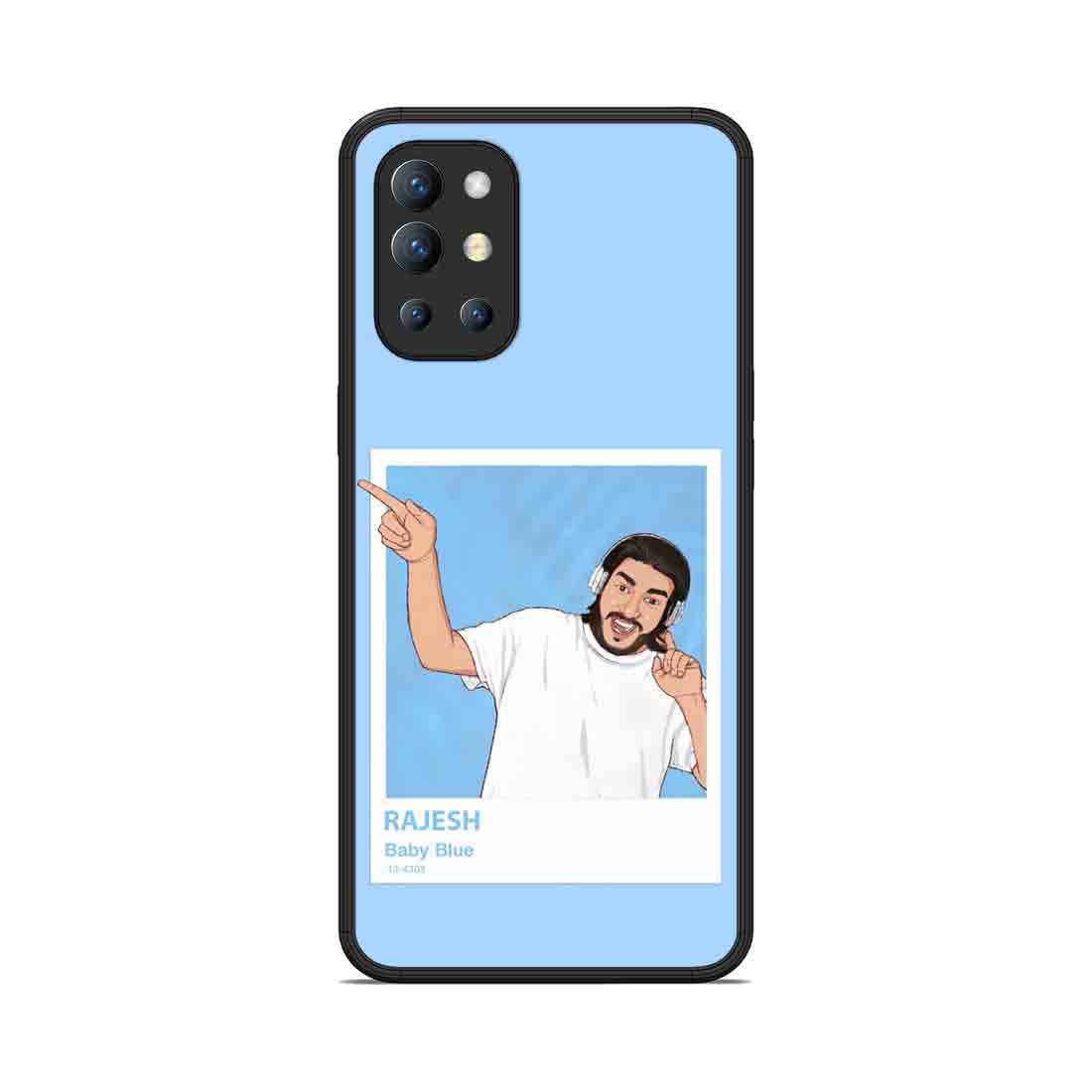 Oneplus 9R Back Cover with Camera Protection Customized Photo Mobile Case - Cartoonify From Photo - Image 2