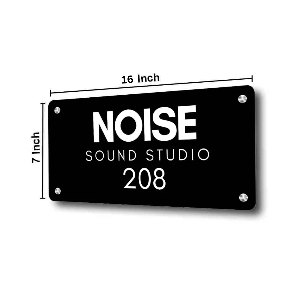 Personalized Outdoor Metal Name Plates for House Office Flats Entrance - Image 5