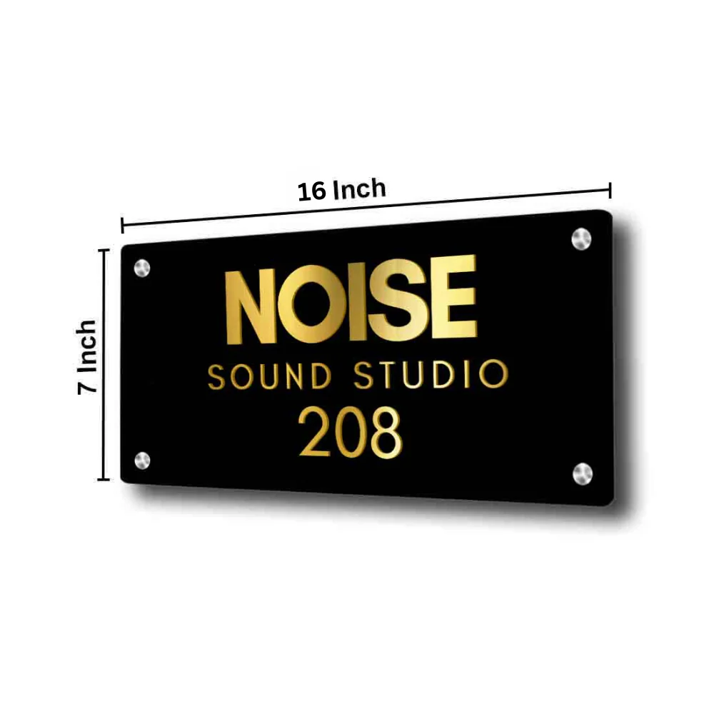 Personalized Outdoor Metal Name Plates for House Office Flats Entrance - Image 8