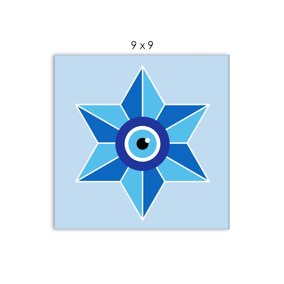 Wall Art for Bedroom Living Area Decor Hanging Set of 3 - Evil Eye Protector - Image 3