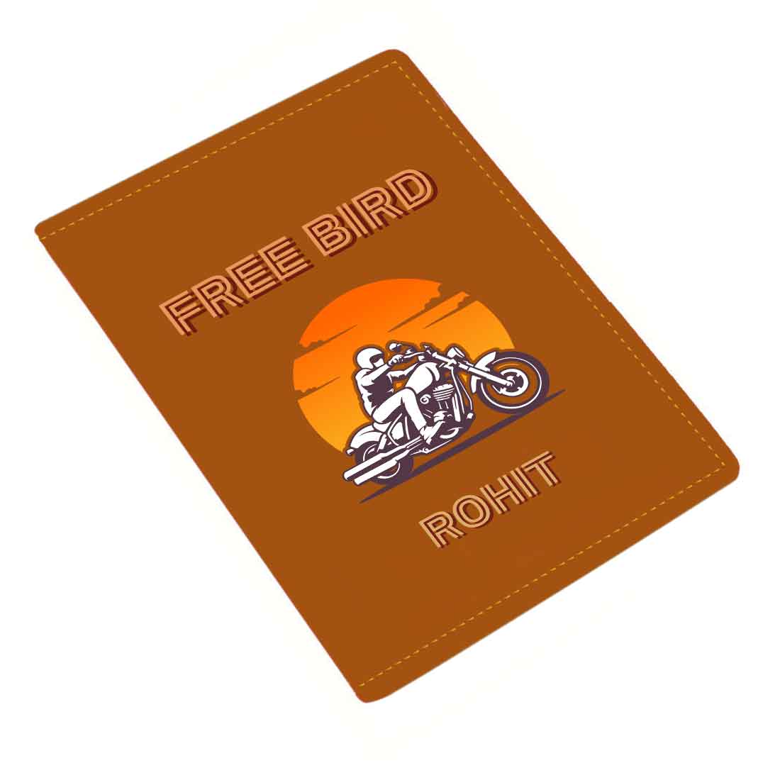 Passport Cover for Men Vegan Leather Custom Cases for Passports - Free Bird - Image 25