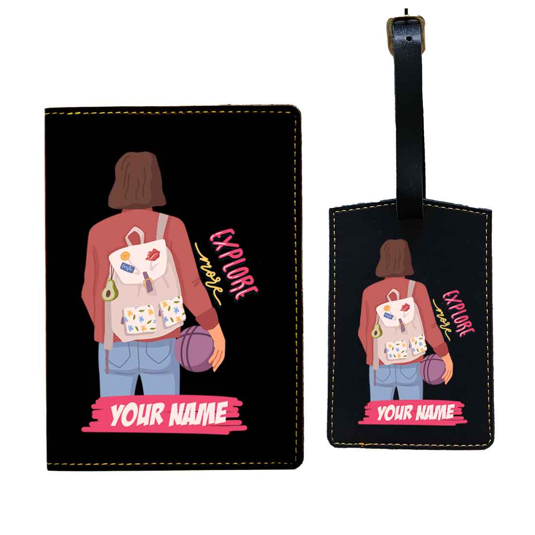 Passport Holder Women Faux Leather Custom Covers for Passports-Just Going - Image 41