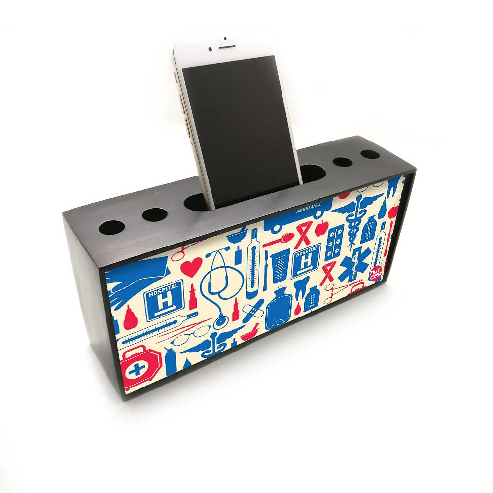 Pen Mobile Stand Holder Desk Organizer - Doctor Prescription - Image 2