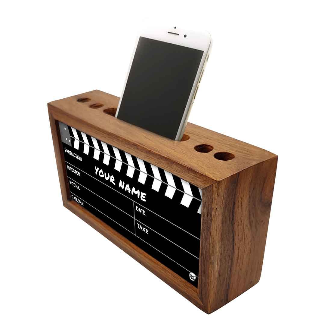 Custom-Made Wooden desk caddy - Filmy - Image 3