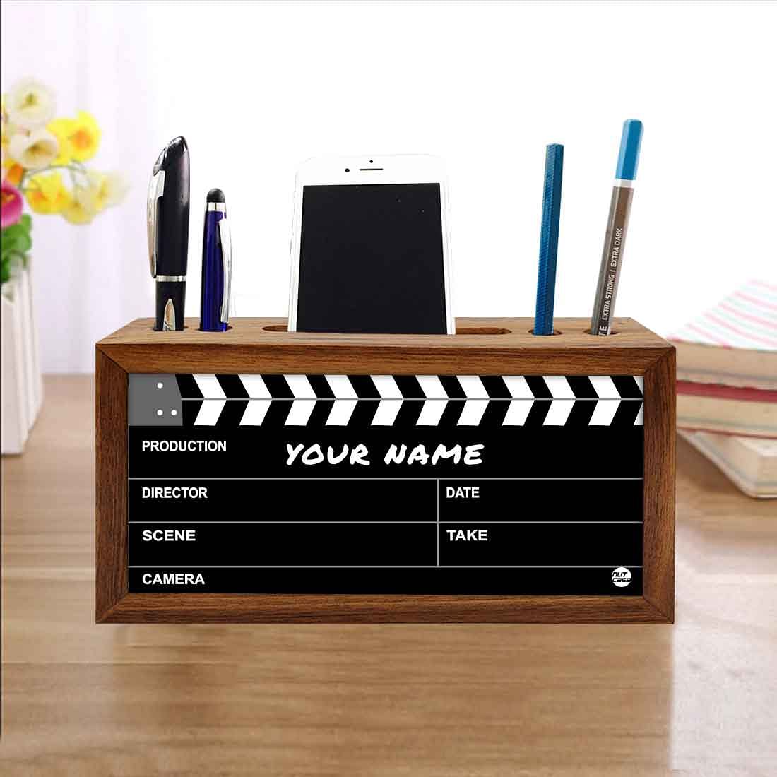 Custom-Made Wooden desk caddy - Filmy - Image 4