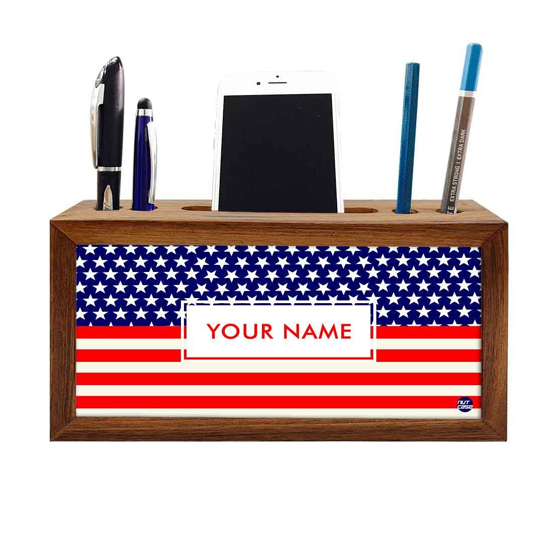 Custom Wooden organizer for desk - Shining Stars