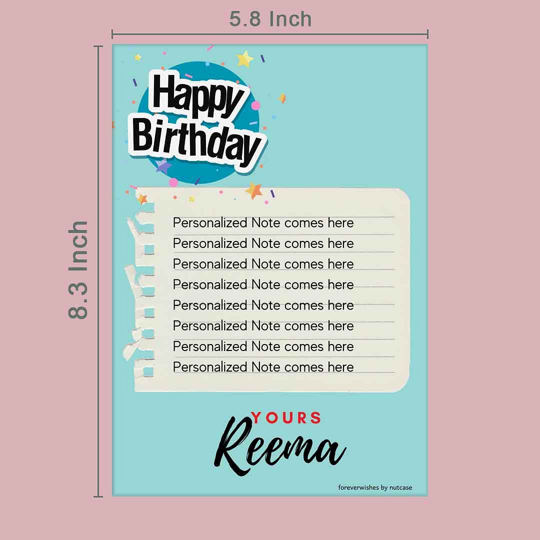 Personalized Birthday Greetings Cards for Friends - Forever 0002 - Image 5