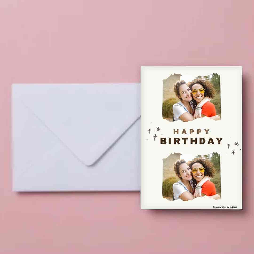 Personalised Best Friend Birthday Cards - Happy Birthday 0004 - Image 4