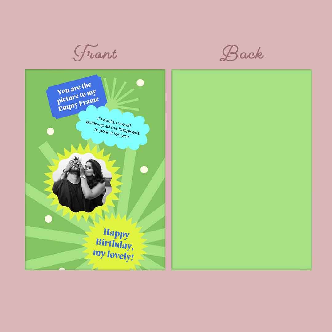 Personalised Message Cards for Gift - love 0008 - Image 3