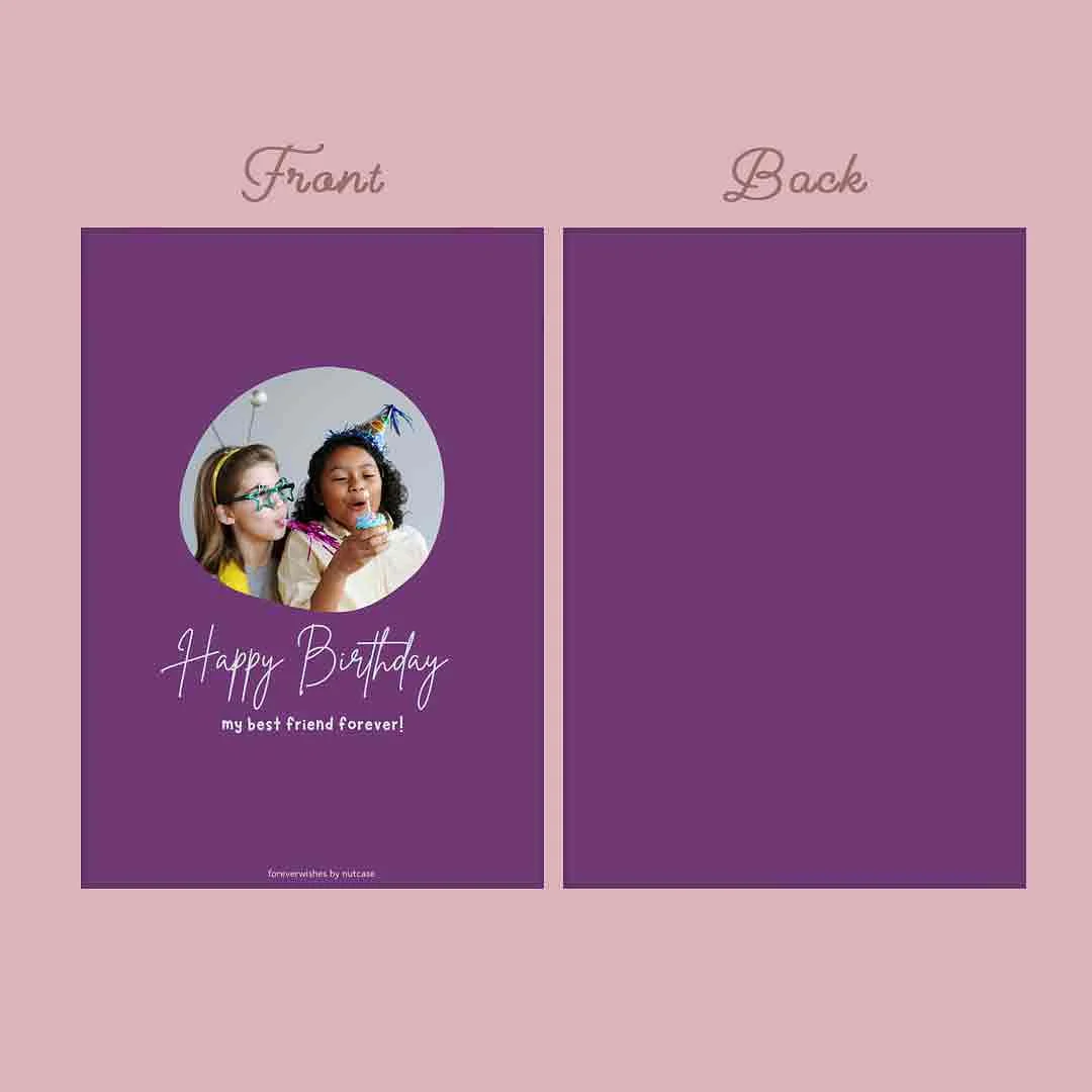 Personalized Birthday Cards for Him - Best Friend Forever 0018 - Image 3