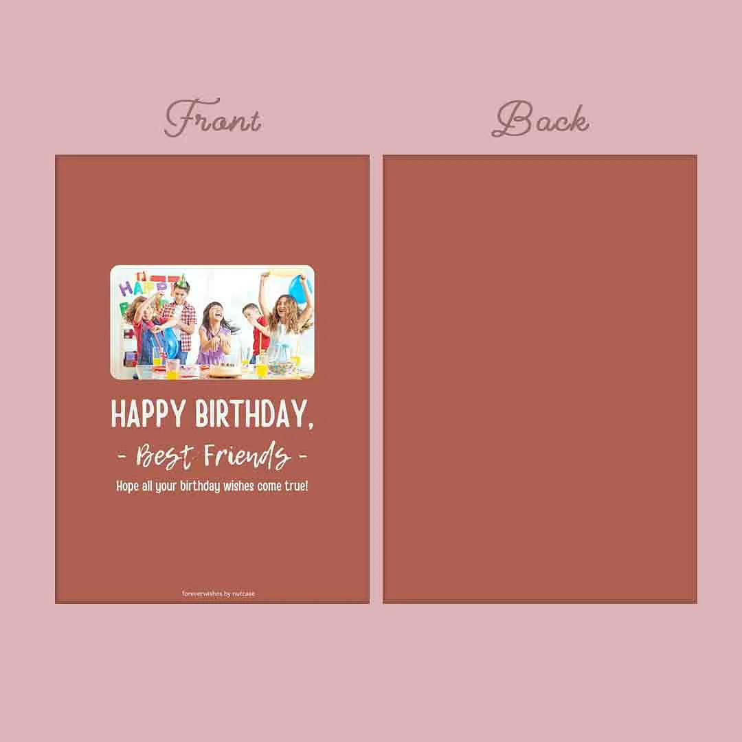 Create Custom Greeting Cards for Best Wish - Best Friend 0019 - Image 3