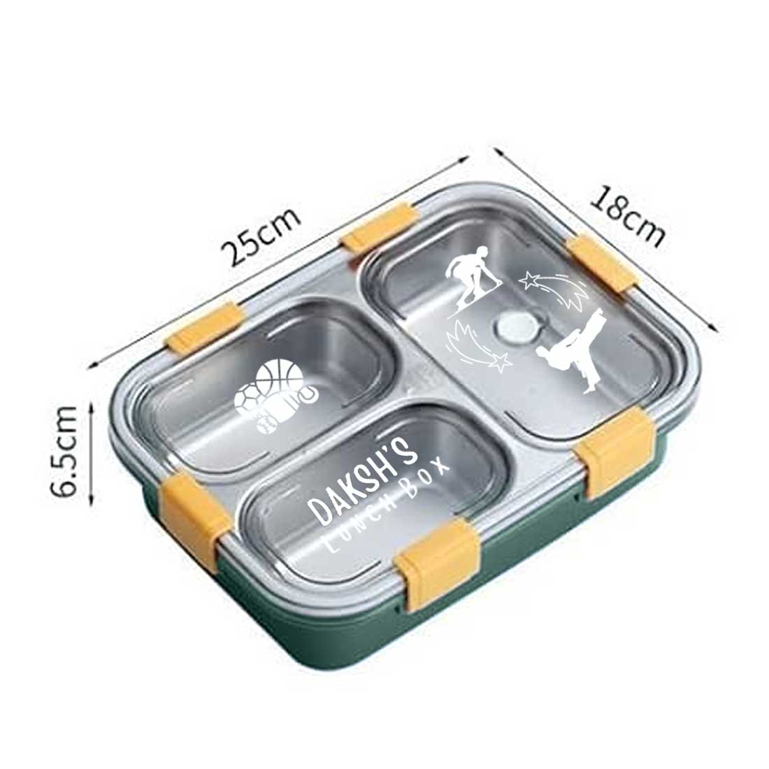 Personalised Childrens Lunch Box Stainless Steel Insulated Tiffin Box - Image 22