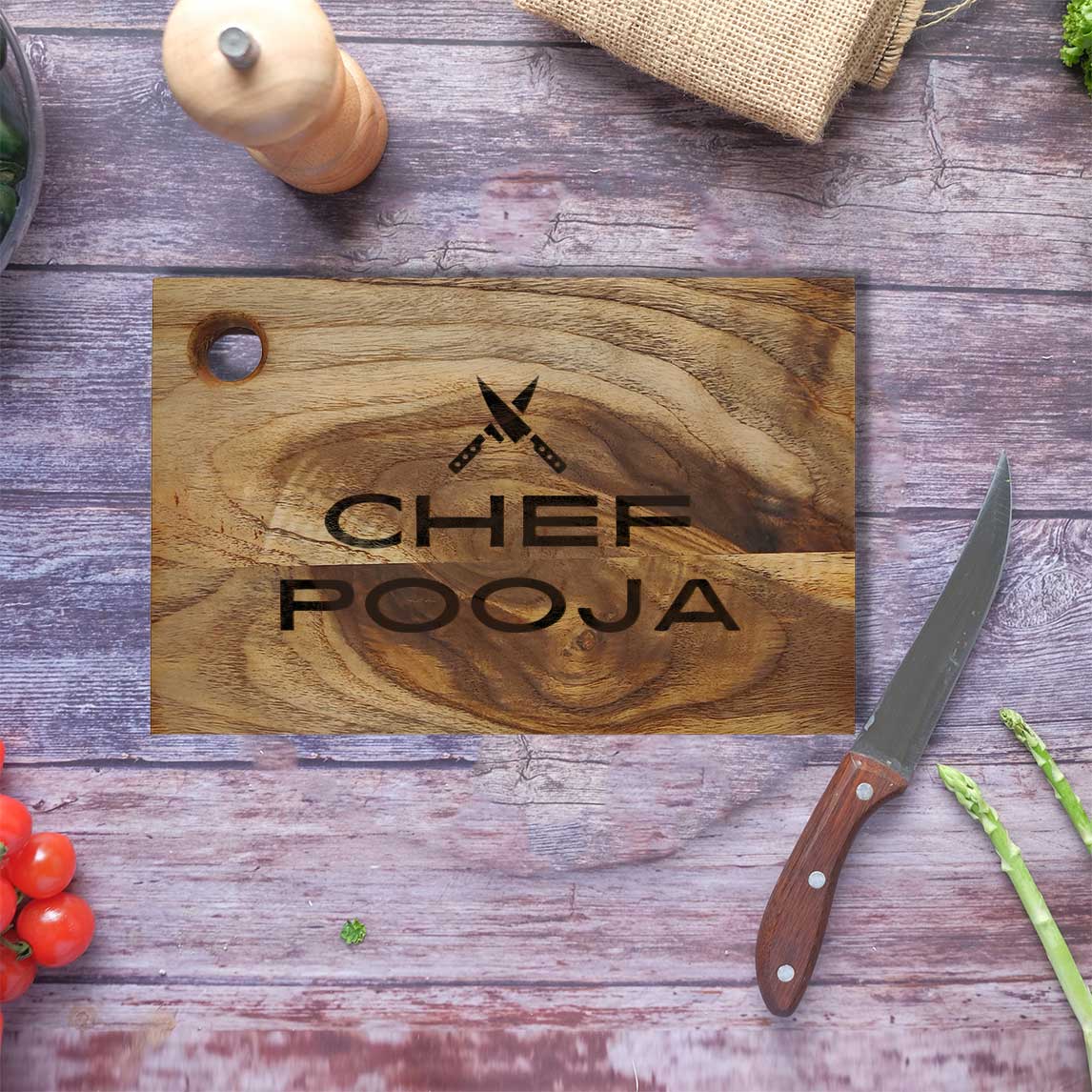 Personalised Chopping Board Perfect House Warming Gift-Add Your Name - Image 2