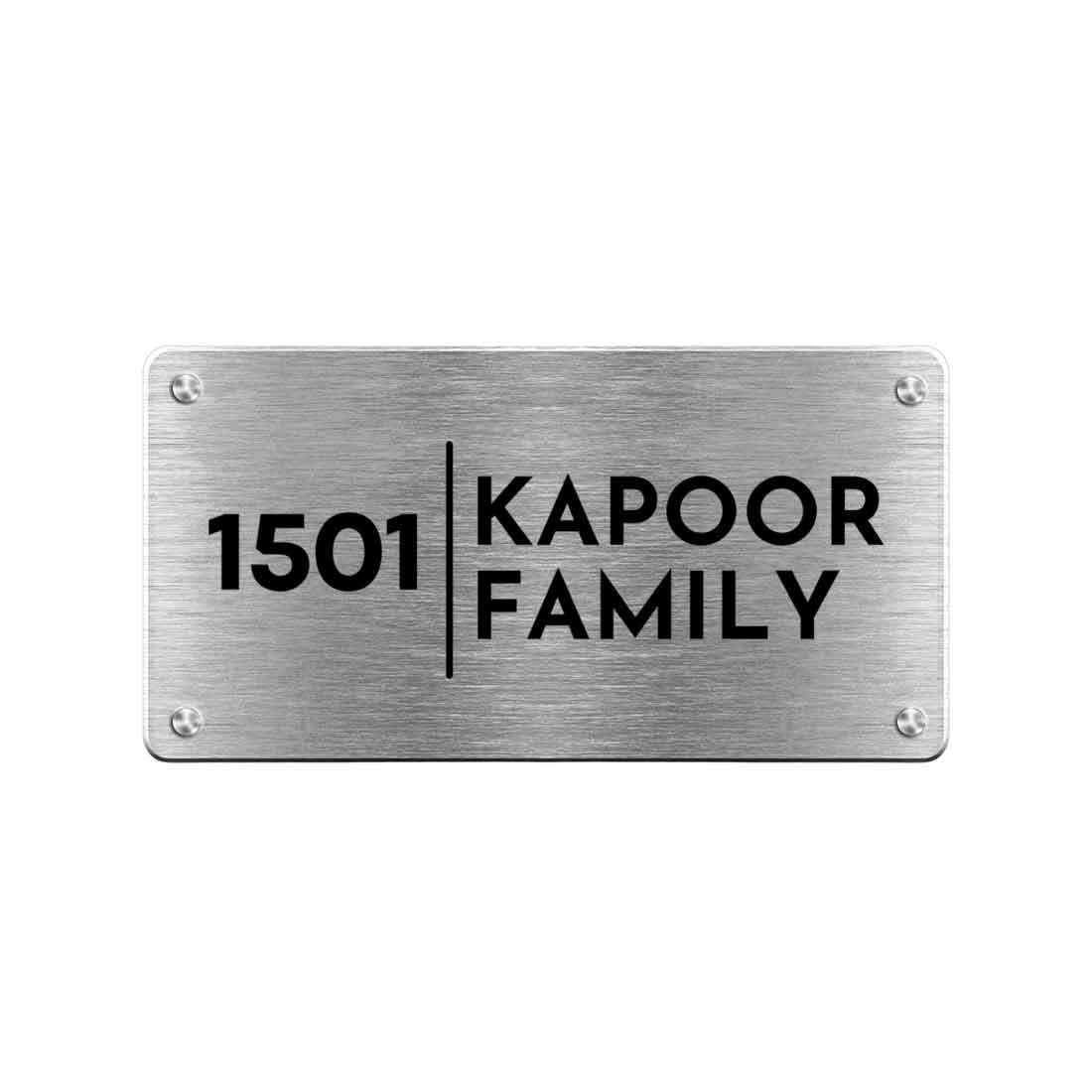 Personalised Steel Name Plates for Houses Entrance - Image 6