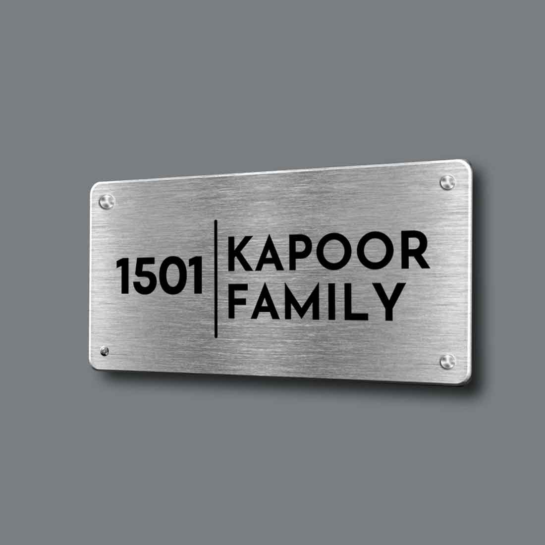 Personalised Steel Name Plates for Houses Entrance - Image 7