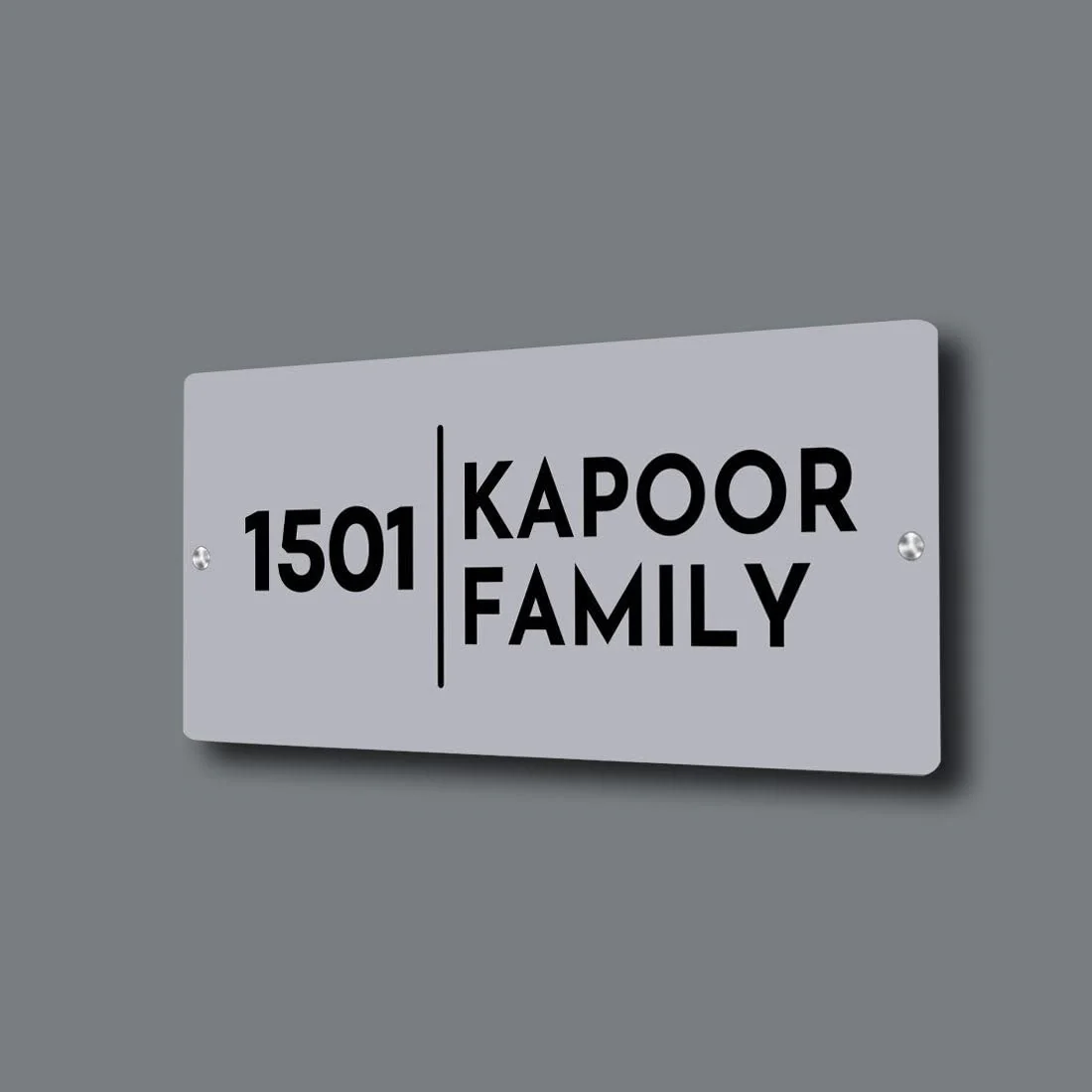 Personalised House Name Plate Entrance Nameboards for Flats Offices- Acrylic - Image 3