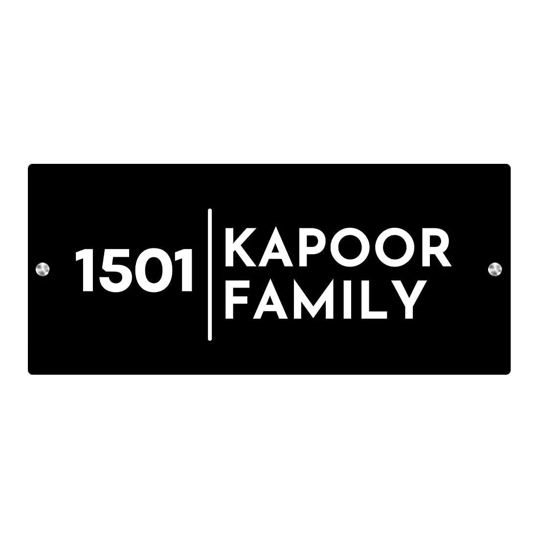 Personalised House Name Plate Entrance Nameboards for Flats Offices- Acrylic - Image 5