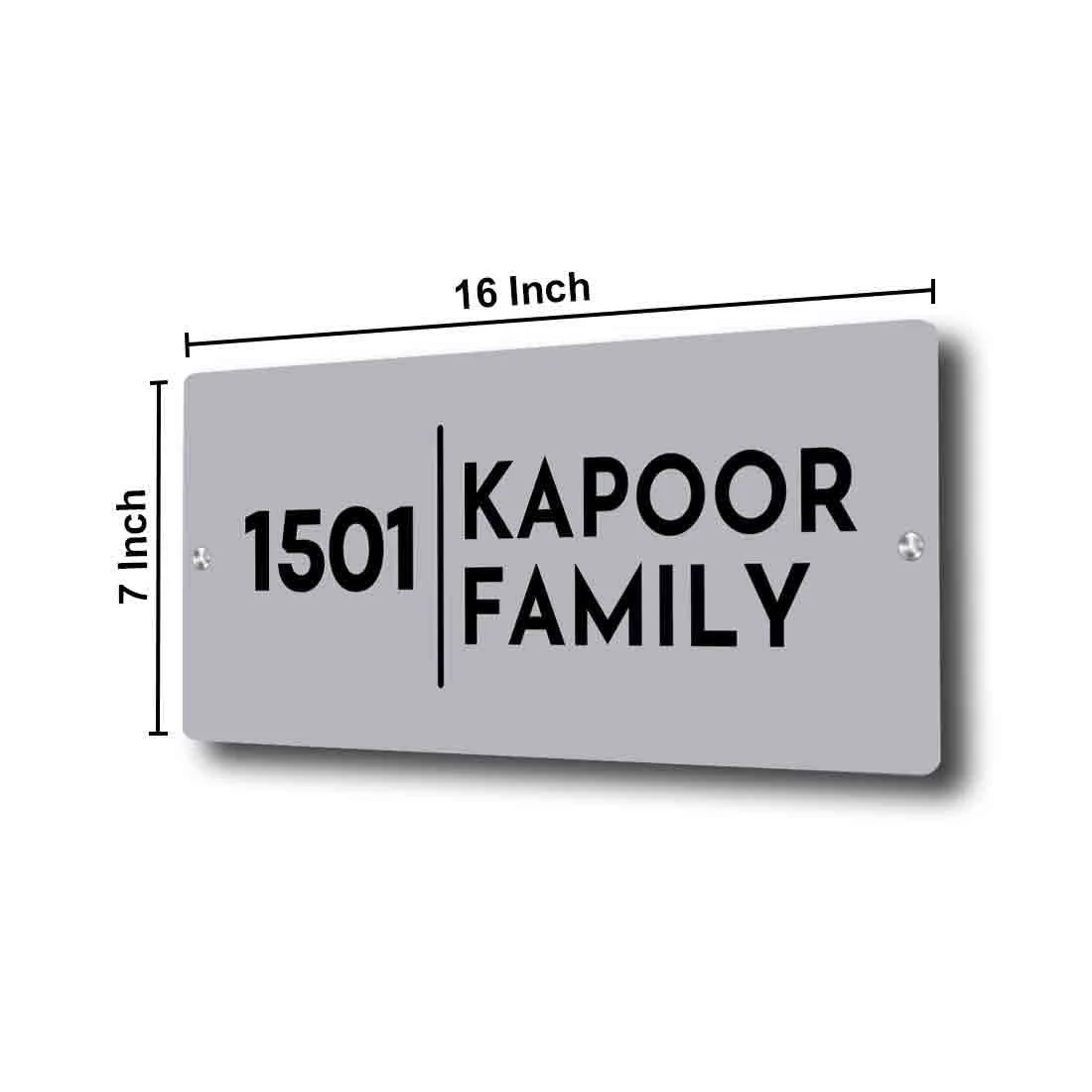 Personalised House Name Plate Entrance Nameboards for Flats Offices- Acrylic - Image 8