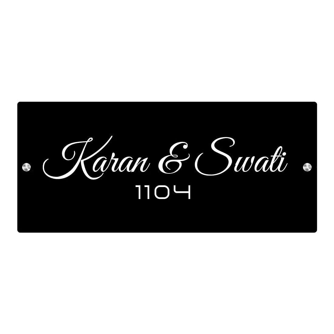 Personalised Door Nameplate for House Plates Home Entrance - Acrylic - Image 5