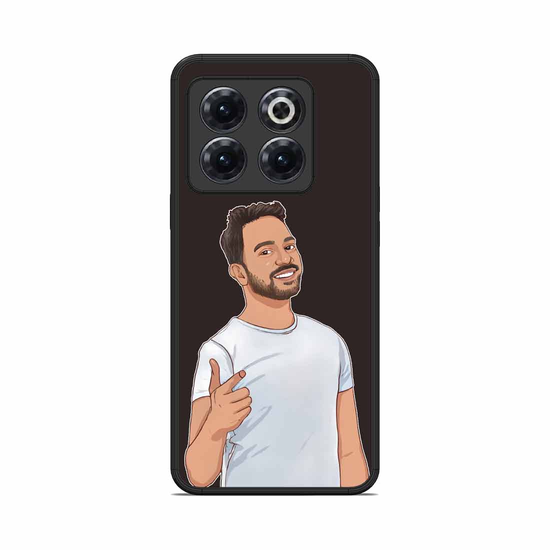 Personalised One Plus 10t Mobile Cover Mobile Case with Image - Cartoon Filter - Image 2