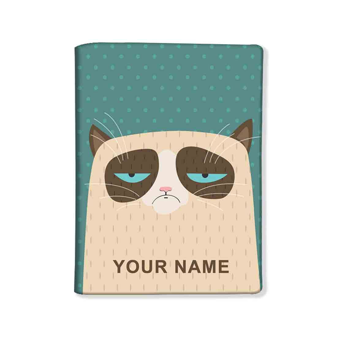 Cute Customized Passport Cover - Grumping Cat - Image 7