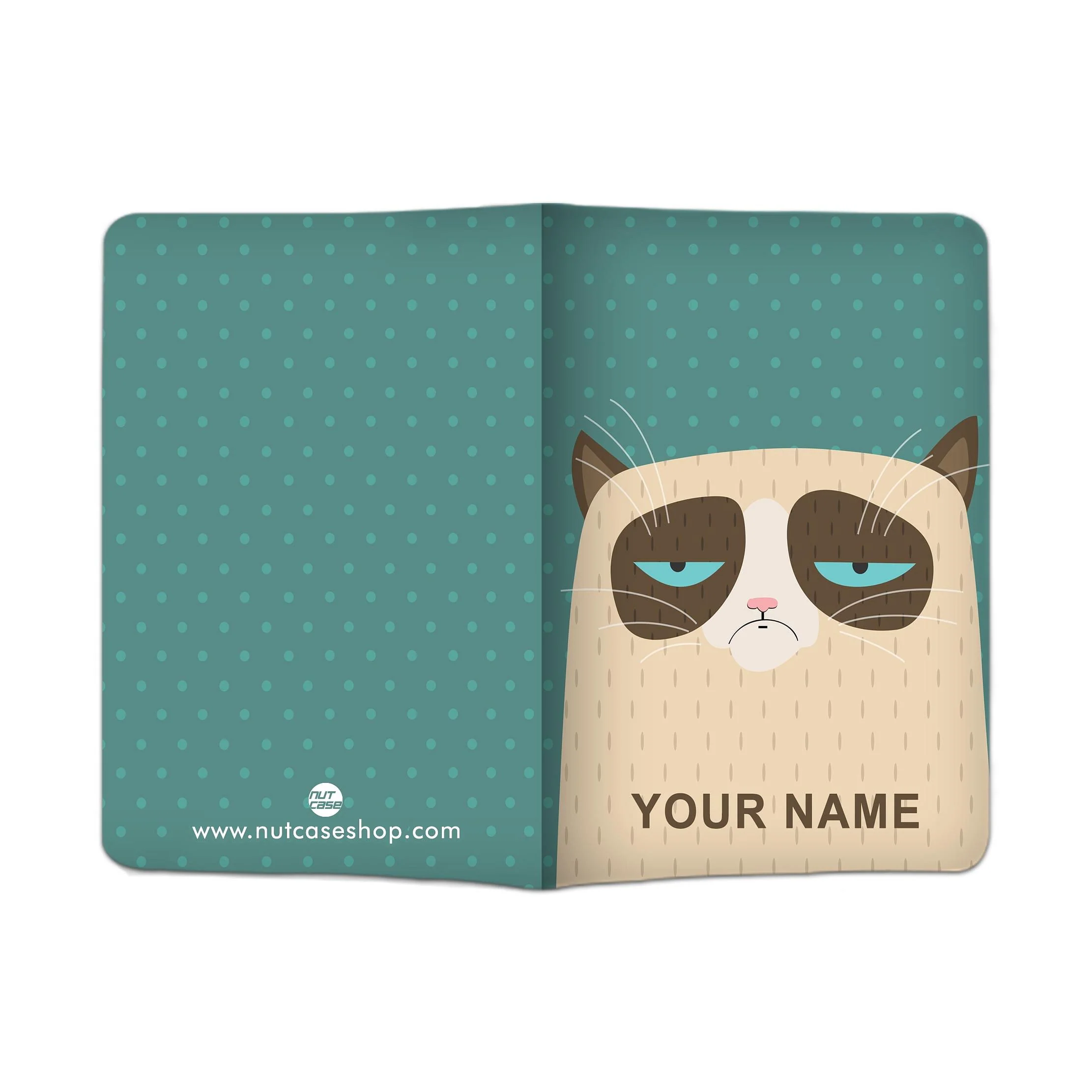 Cute Customized Passport Cover - Grumping Cat - Image 9