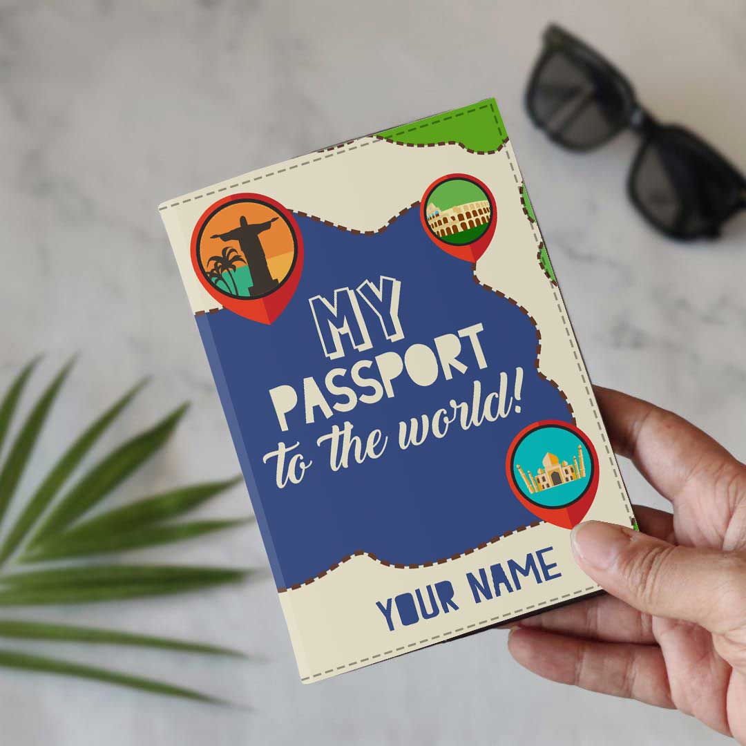 Classy Passport Cover for Gift - My Passport To The World - Image 5