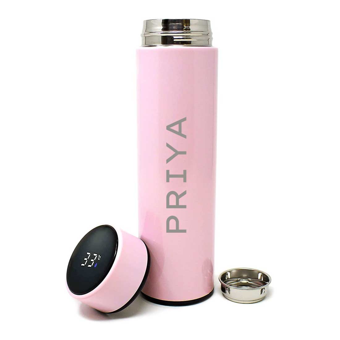 Personalised Thermal Flask Hot & Cold With Temperature Display - Add Name - Image 12