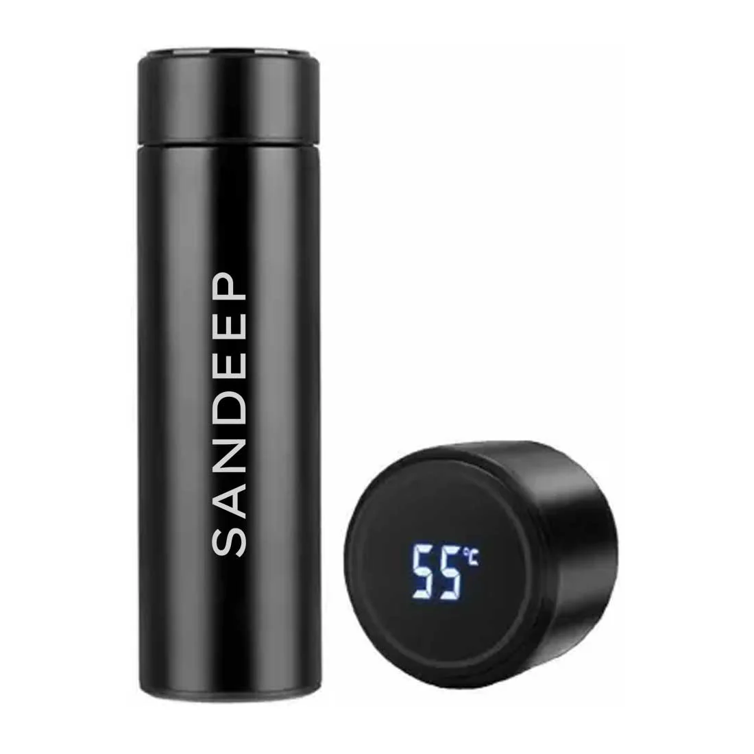 Personalised Thermal Flask Hot & Cold With Temperature Display - Add Name - Image 18