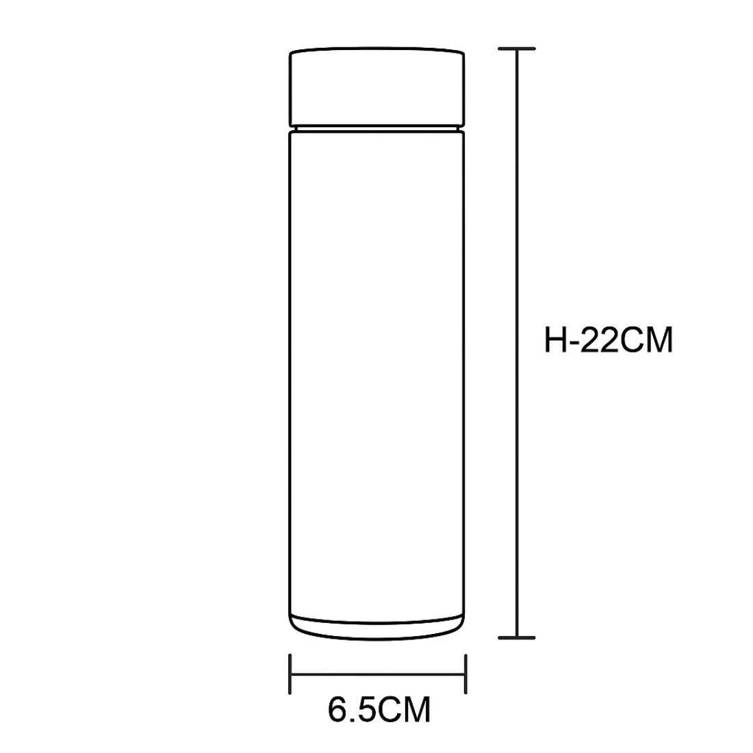Personalised Thermos Flask with Temperature Display- 500ml Insulated Bottle - Image 10