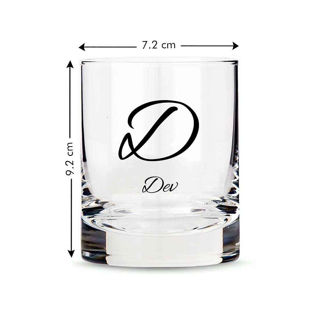 New Personalized Whiskey Glass - Gift For Him Husband Boyfriend - Initials - Image 9