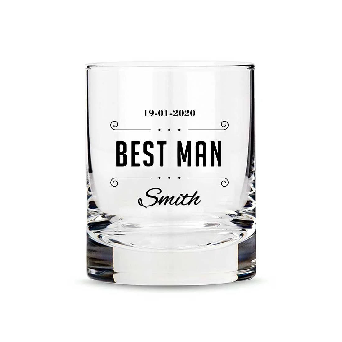 Beautiful Personalized Whiskey Glass - Wedding Gift - Best Man Gifts - Image 8