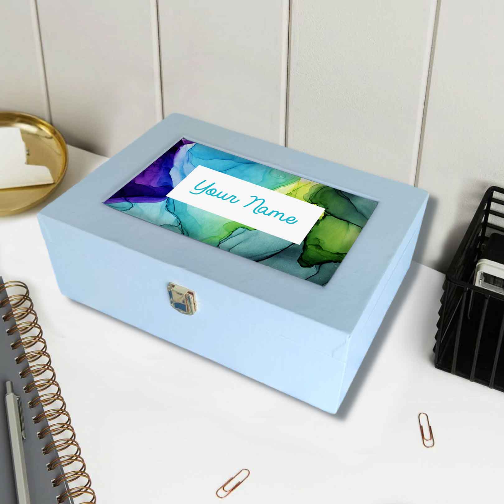 Personalised Gift Box for Gifting Men and Women - Watercolor - Image 3