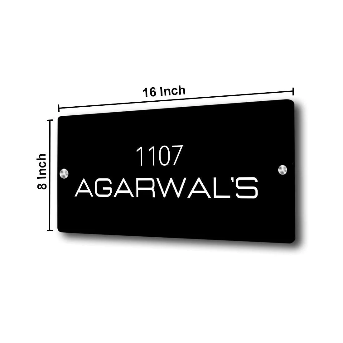 Personalized Acrylic Name Plate for Home Flats Entrance Door Custom Acrylic Board for Office Outdoor - Image 3