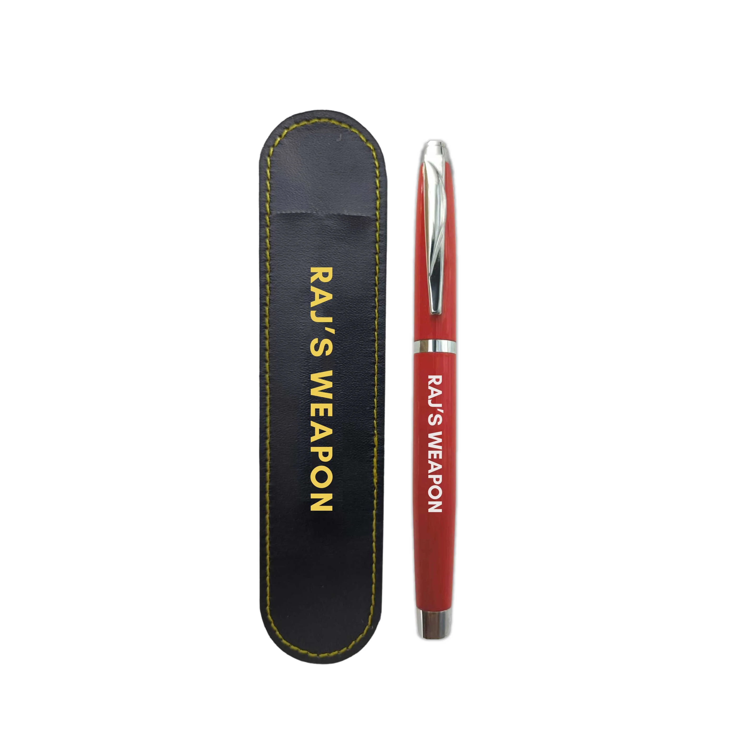 Personalized Advertising Pens for Gift Boss Office Colleagues (Red) - Name - Image 5