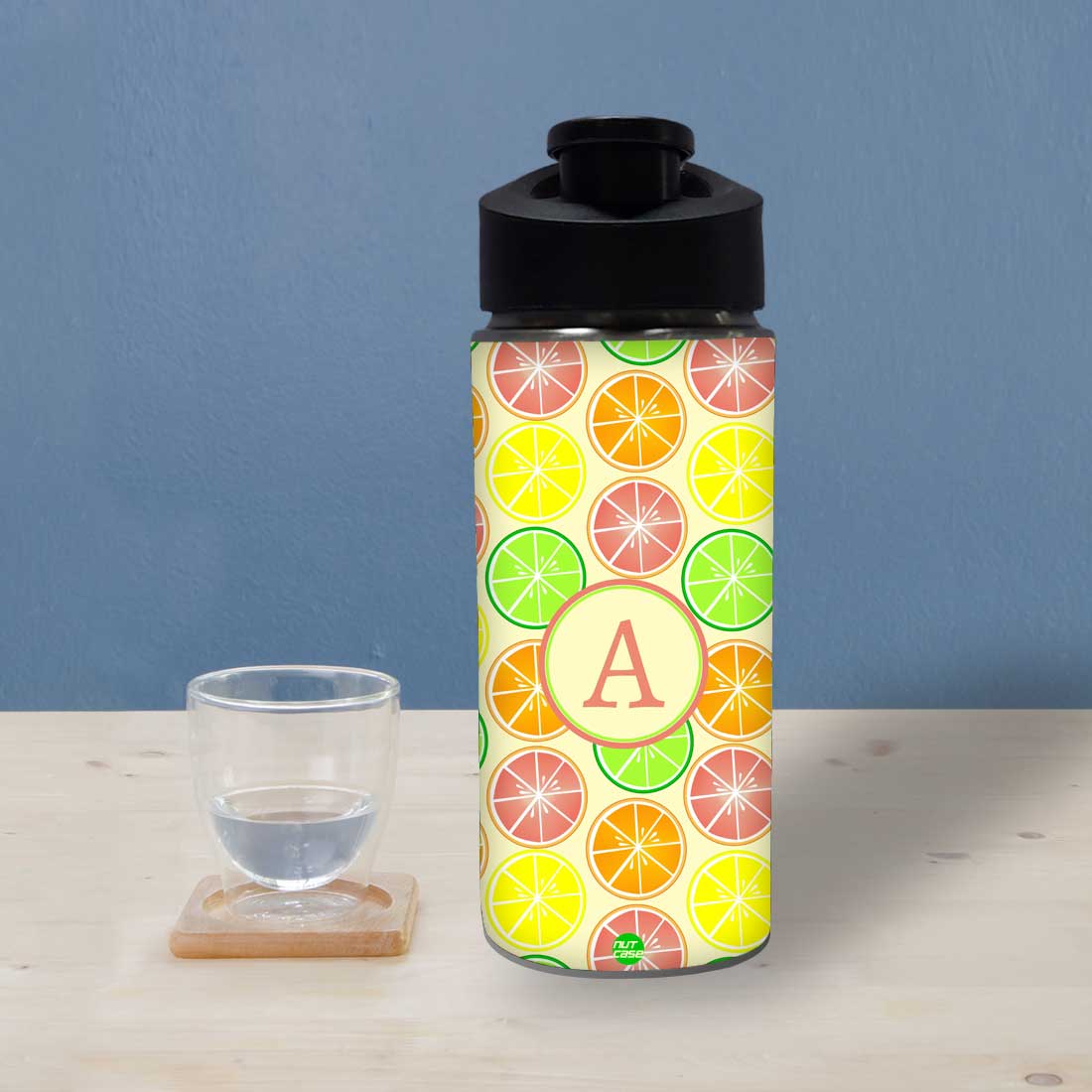 Personalized Bottle With Name - Colorful Lemon - Image 3