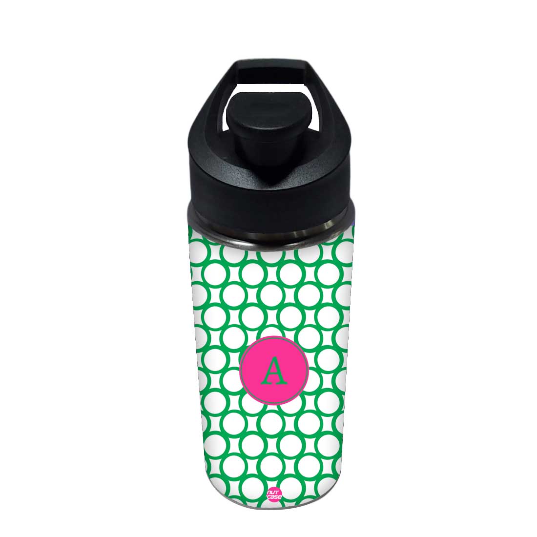 Personalized Bottle With Name - Green Circle - Image 3