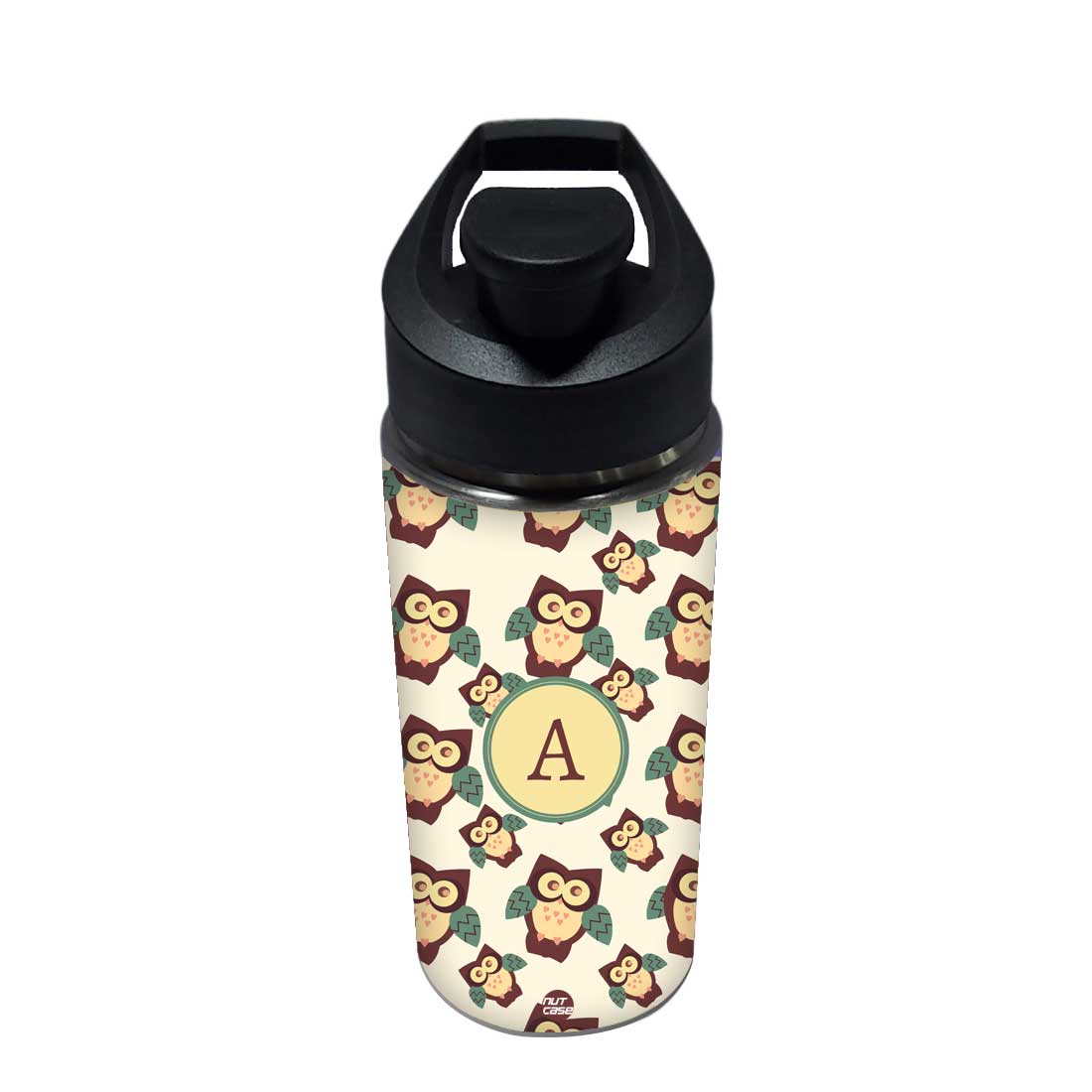 Cute Bottle With Name - Owl - Image 3