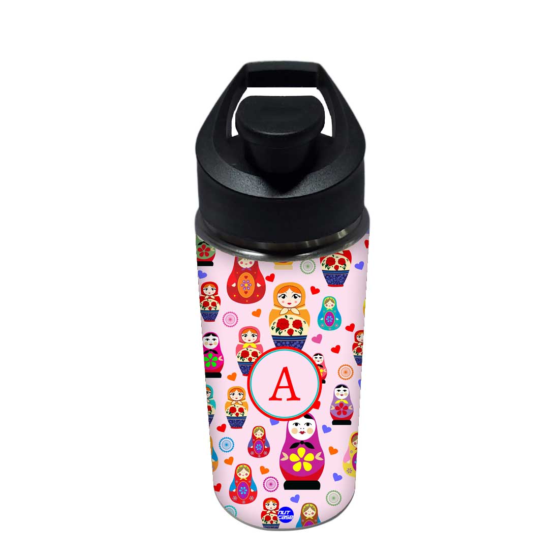 Personalized Sipper Bottle With Name - Beautiful Dolls - Image 3