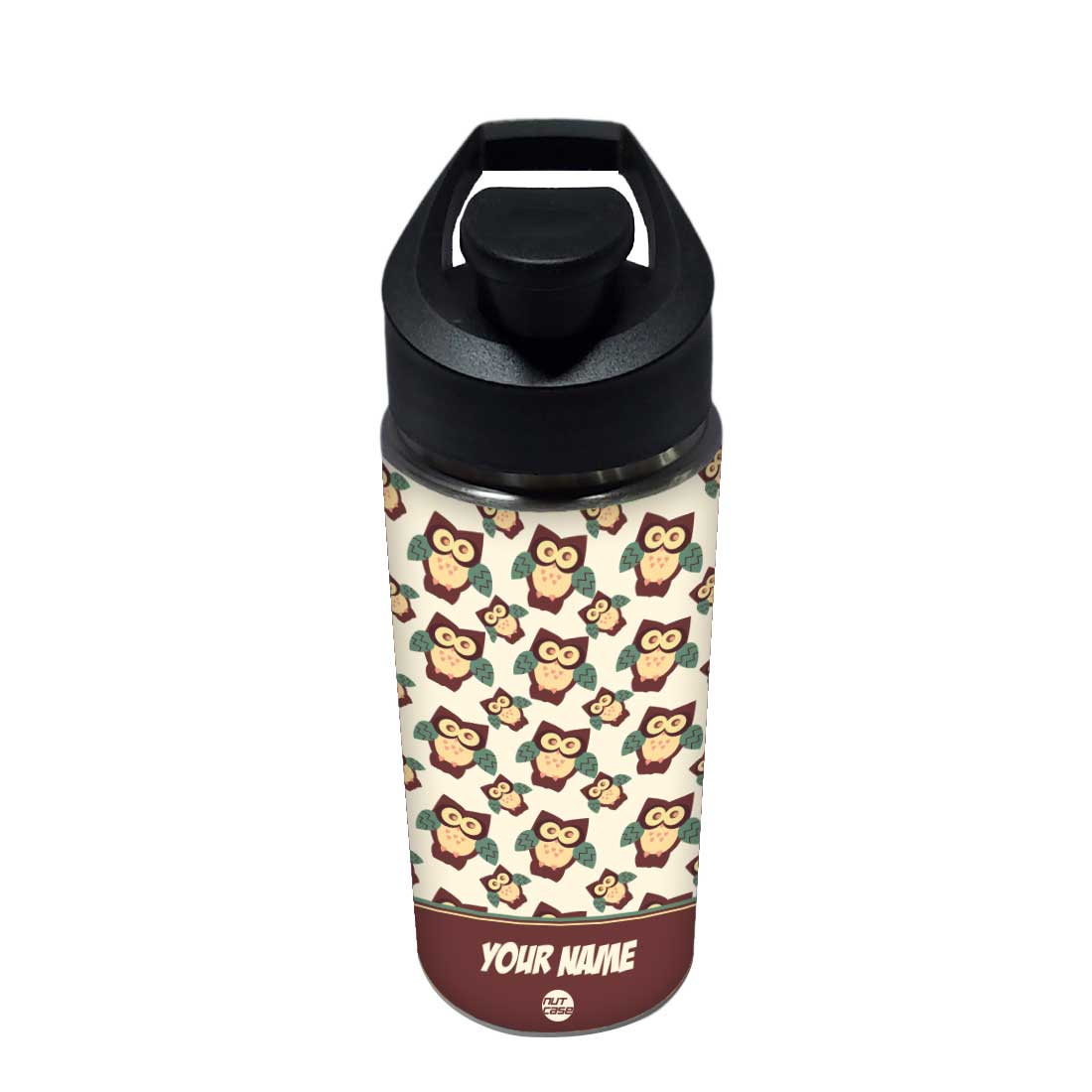 Personalized Bottle With Name - Owl Everywhere - Image 3