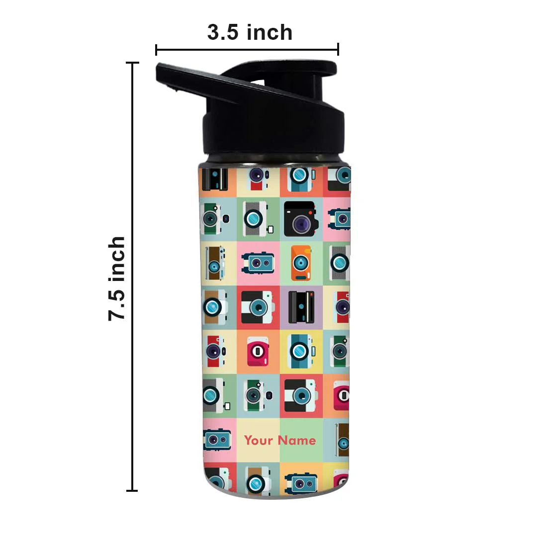 Personalized Bottle With Name - Beautiful Camera - Image 4