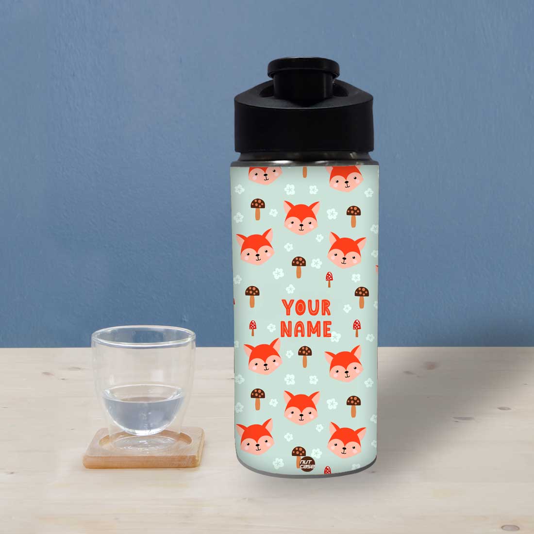 Personalized Bottle with Name-Fox