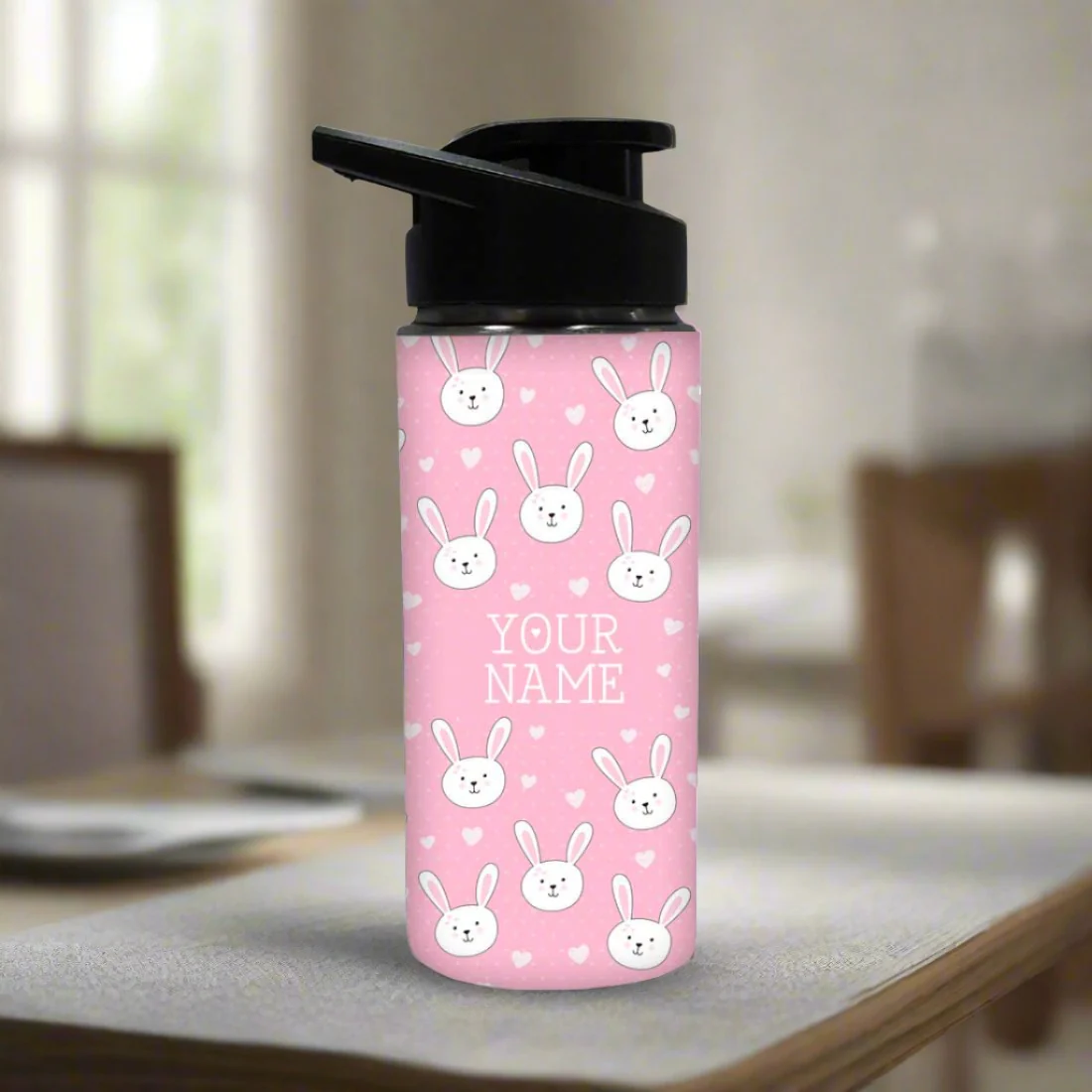 Personalized Bottle With Name - White Rabbit - Image 2