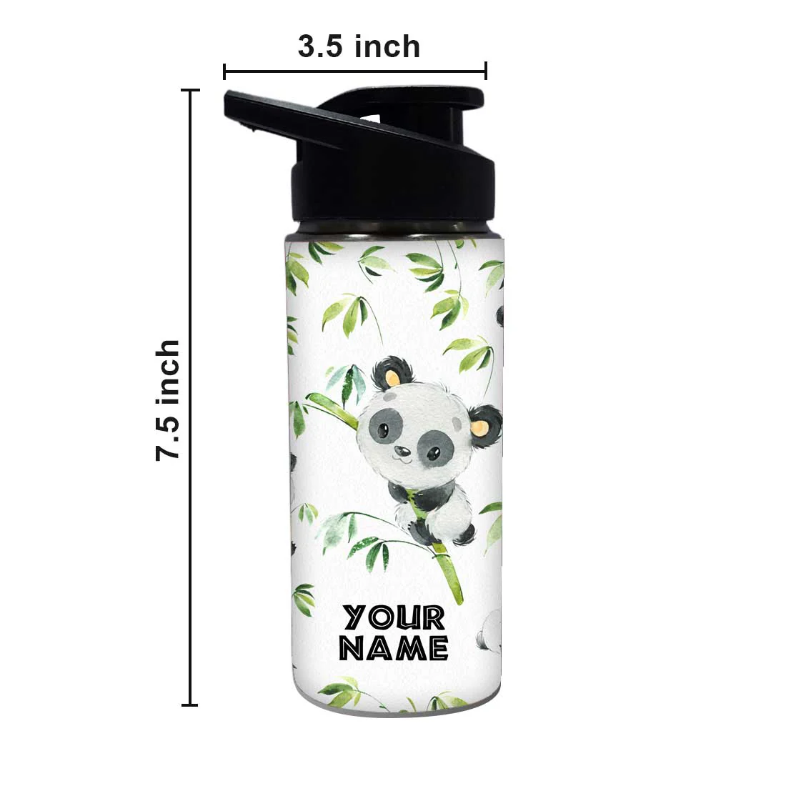 Cute Sipper Bottle For Girls Personalized - Cute Mini Panda - Image 5