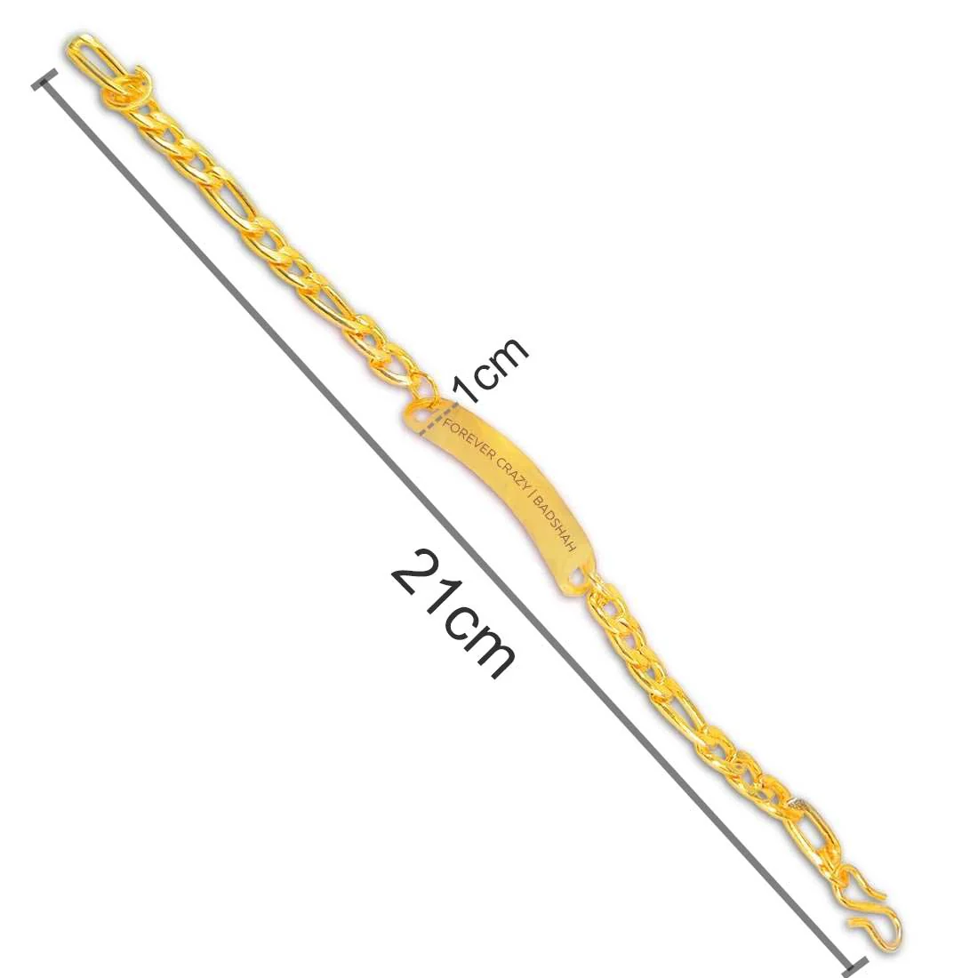 Personalized Bracelet for Men Stylist Custom Jewellery - Black Rhodium/Gold Plated - Forever - Image 11