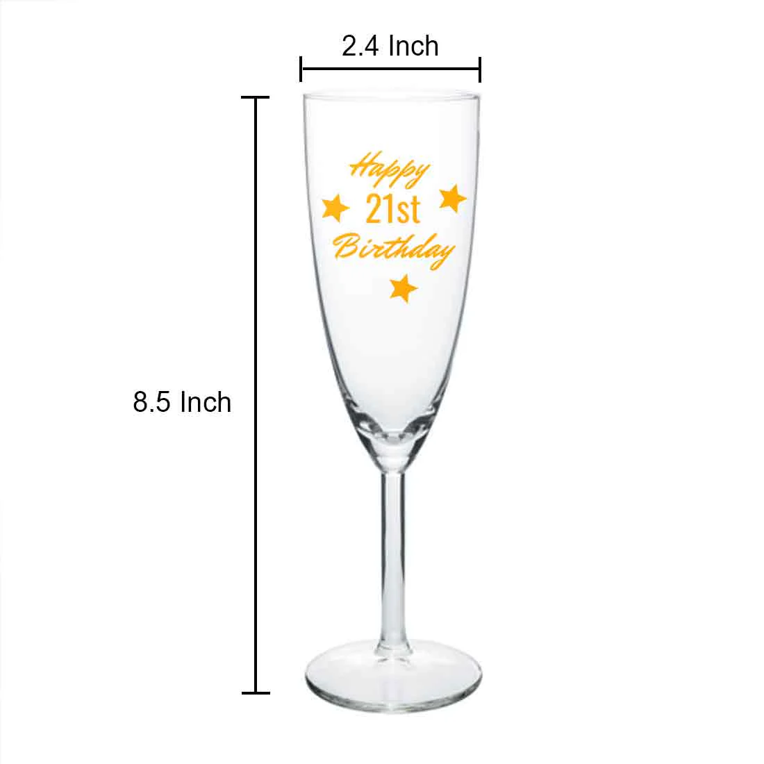 Personalized Champagne Glass Birthday Gifts Idea - Happy Birthday - Image 6