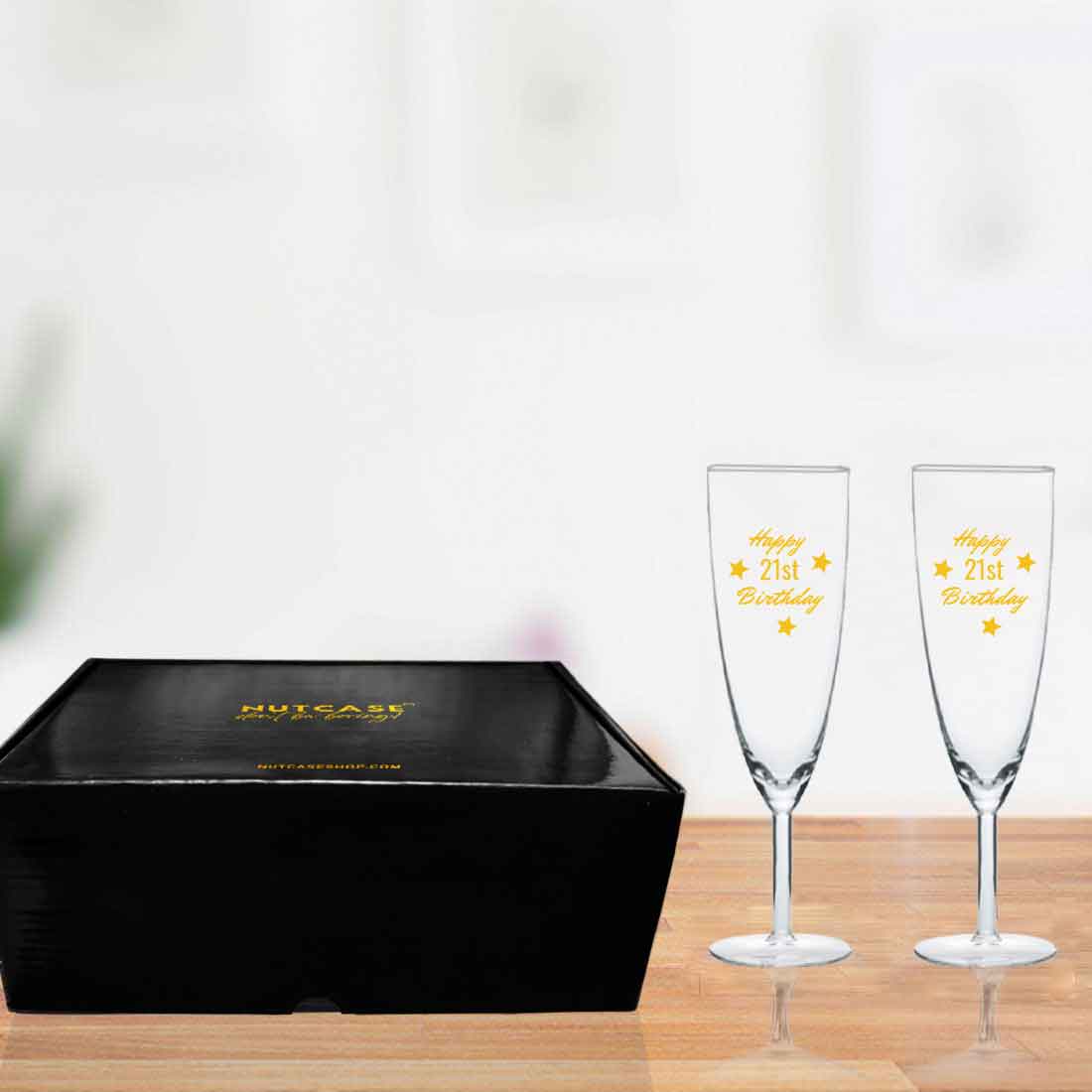 Personalized Champagne Glass Birthday Gifts Idea - Happy Birthday - Image 7