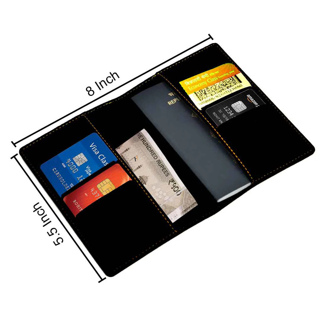 Personalized Mrs Passport Covers with Charm Customized Name for Women's - Image 6